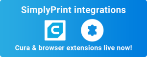 SimplyPrint integrations - Cura and browser extensions out now