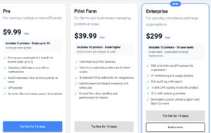 The new SimplyPrint Enterprise plan